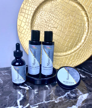 Masculine Beard Grooming Kit