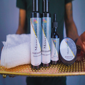 Masculine Beard Grooming Kit