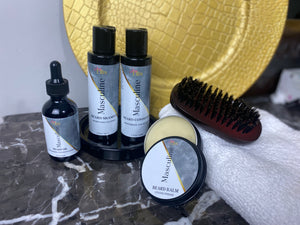 Masculine Beard Grooming Kit