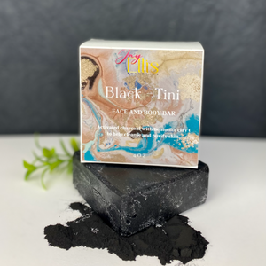 Charcoal & Tea Tree Face Bar ( Black- Tini)