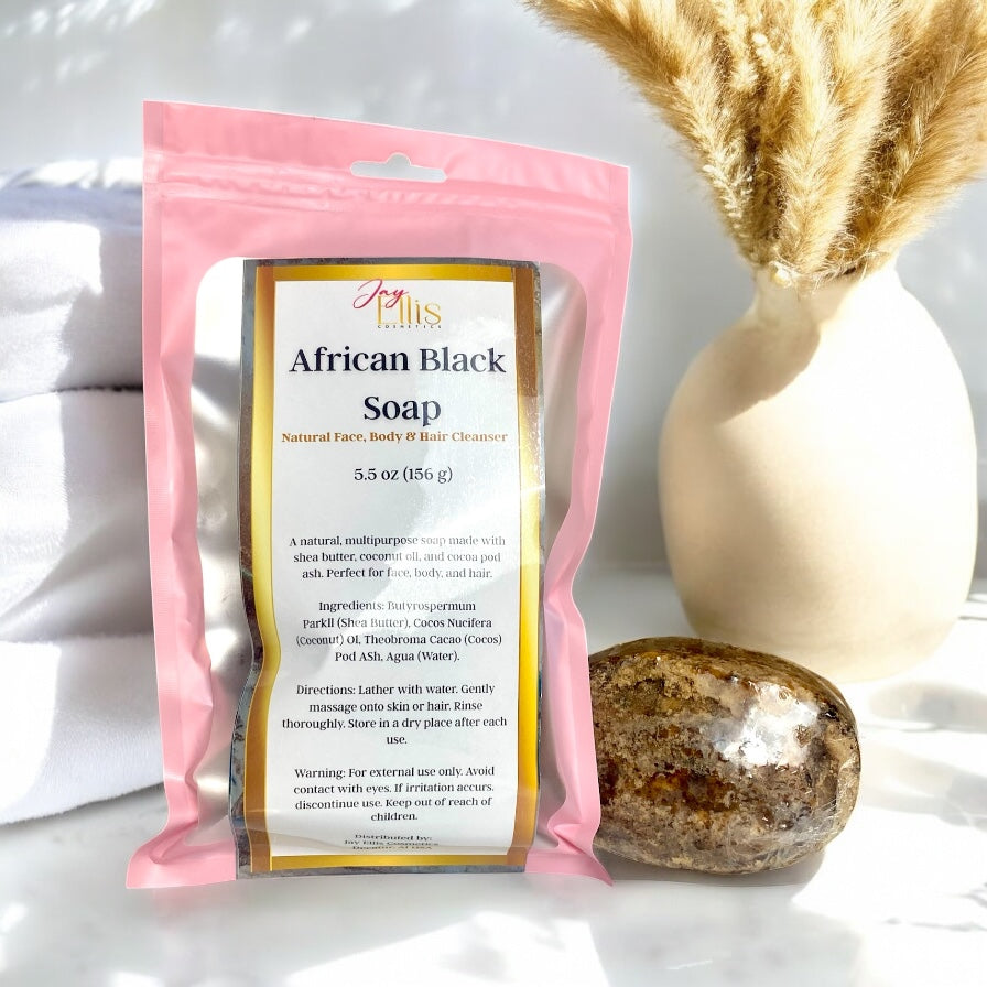African Black Soap| Natural Face, Body & Hair Cleanser