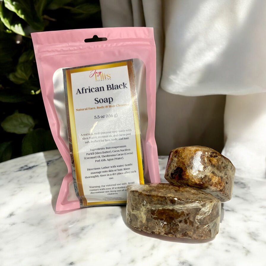 African Black Soap| Natural Face, Body & Hair Cleanser