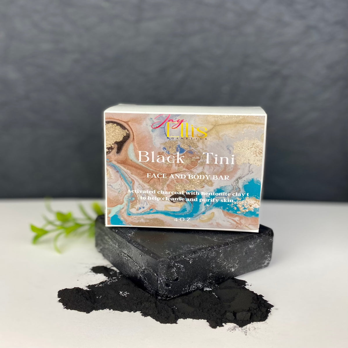 Charcoal & Tea Tree Face Bar ( Black- Tini)